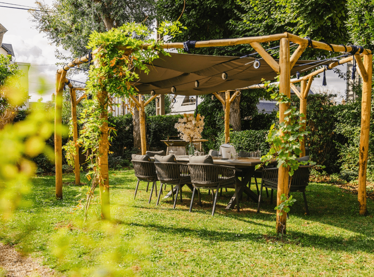 Création d’une pergola pour un restaurant