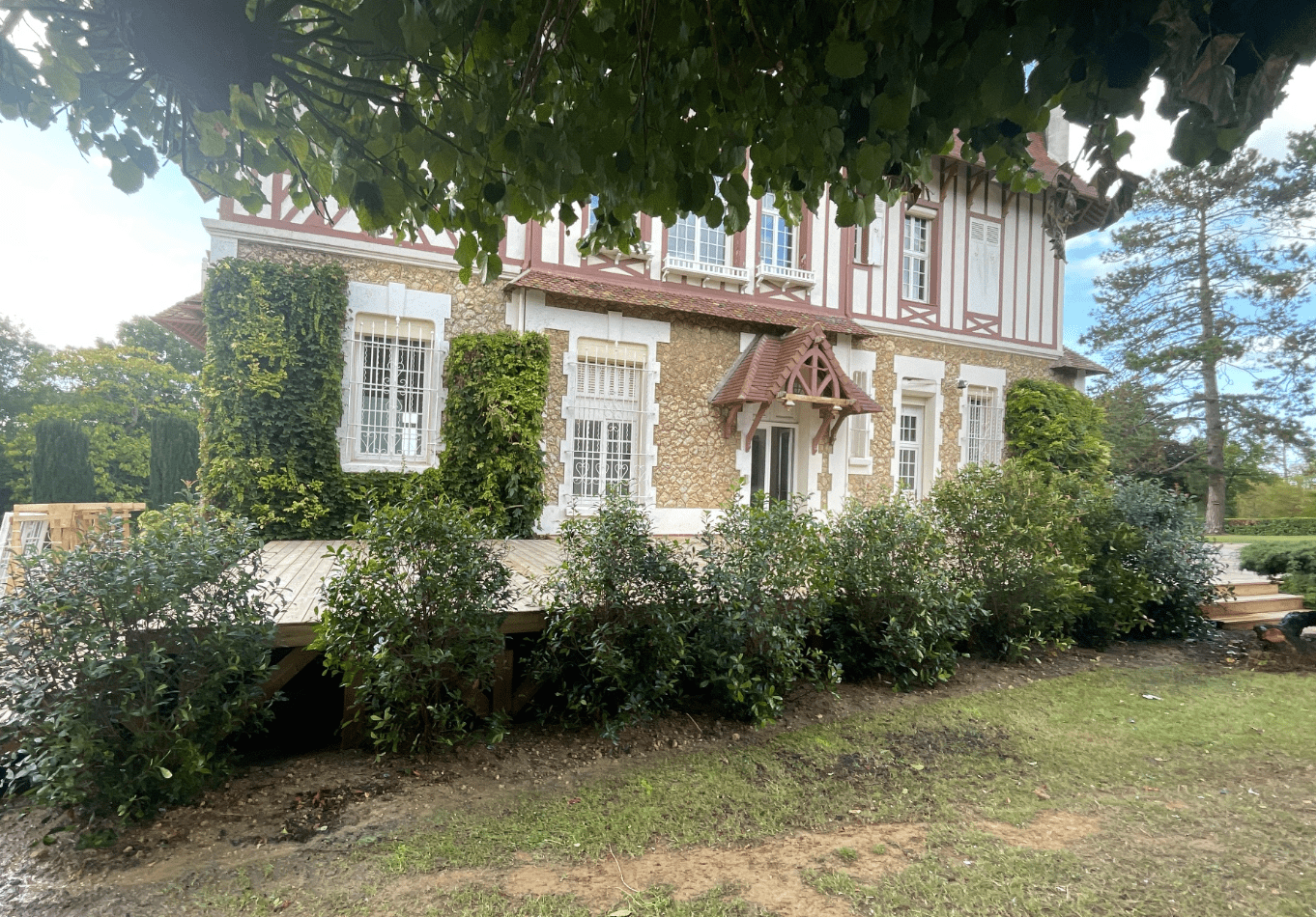 Aménagement végétal du manoir